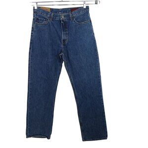 Gap 1969 Easy Fit Dark Stonewash Denim Jeans Men Size 33 x 32 Classic Style